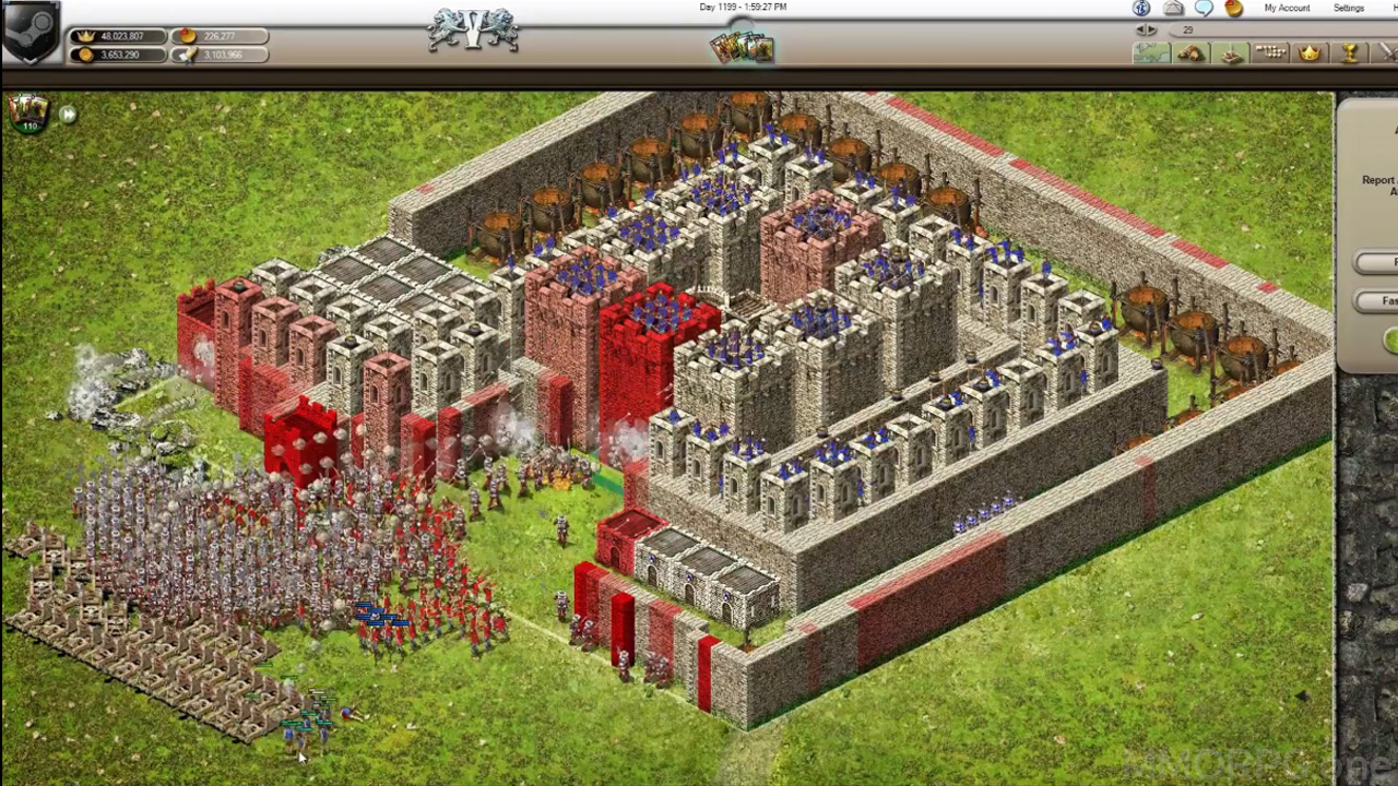 Осада замка в Stronghold Kingdoms