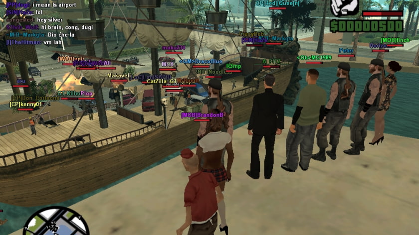GTA San Andreas мультиплеер РП