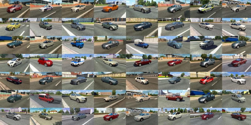 AI Traffic Pack - Jazzycat - мод до Euro Truck Simulator 2