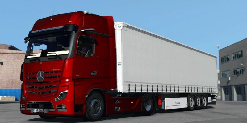 Mercedes Benz New Actros 2019 - мод до Euro Truck Simulator 2