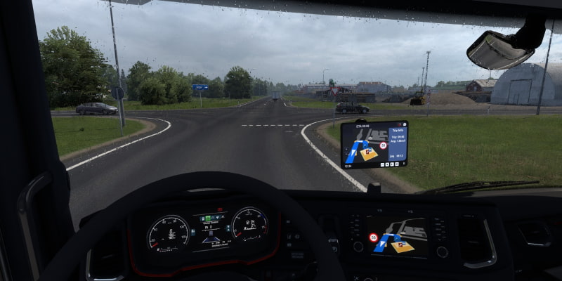 Tjs HD GPS Mod - мод до Euro Truck Simulator 2